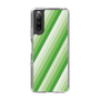 スリムプロテクションケース［ Middle Stripe - Green ］