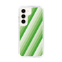 スリムプロテクションケース［ Middle Stripe - Green ］