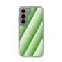 スリムプロテクションケース［ Middle Stripe - Green ］