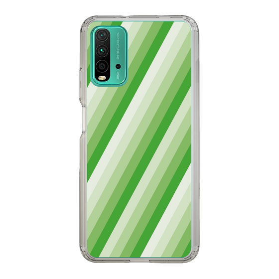 スリムプロテクションケース［ Middle Stripe - Green ］