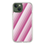 スリムプロテクションケース［ Middle Stripe - Pink ］