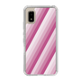 スリムプロテクションケース［ Middle Stripe - Pink ］