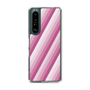 スリムプロテクションケース［ Middle Stripe - Pink ］