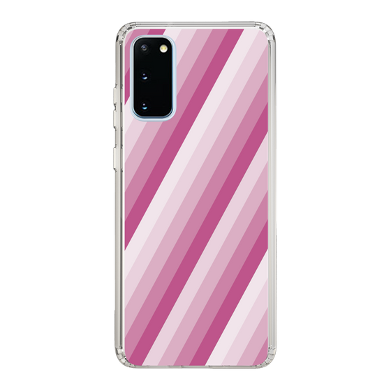 スリムプロテクションケース［ Middle Stripe - Pink ］