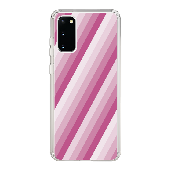 スリムプロテクションケース［ Middle Stripe - Pink ］