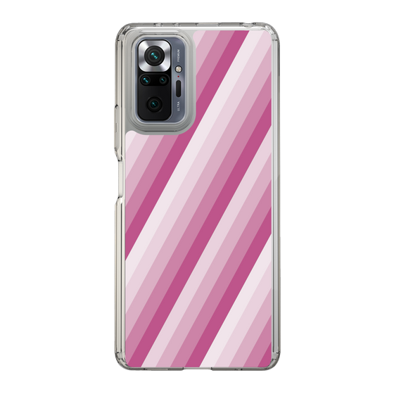 スリムプロテクションケース［ Middle Stripe - Pink ］