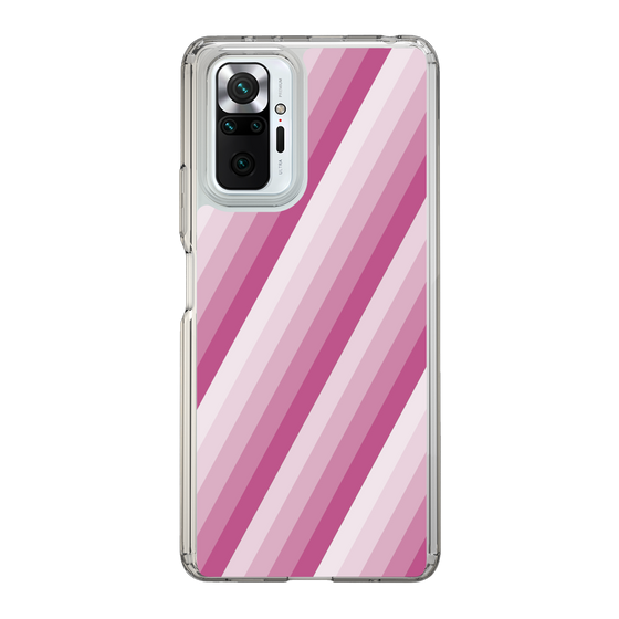 スリムプロテクションケース［ Middle Stripe - Pink ］