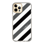 スリムプロテクションケース［ Big Stripe - Black × Gray ］