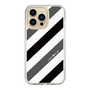 スリムプロテクションケース［ Big Stripe - Black × Gray ］