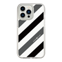スリムプロテクションケース［ Big Stripe - Black × Gray ］