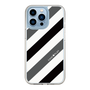 スリムプロテクションケース［ Big Stripe - Black × Gray ］