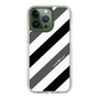 スリムプロテクションケース［ Big Stripe - Black × Gray ］