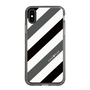 スリムプロテクションケース［ Big Stripe - Black × Gray ］
