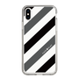 スリムプロテクションケース［ Big Stripe - Black × Gray ］