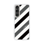 スリムプロテクションケース［ Big Stripe - Black × Gray ］