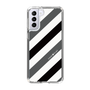 スリムプロテクションケース［ Big Stripe - Black × Gray ］