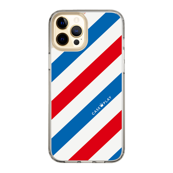 スリムプロテクションケース［ Big Stripe - Red × Blue ］