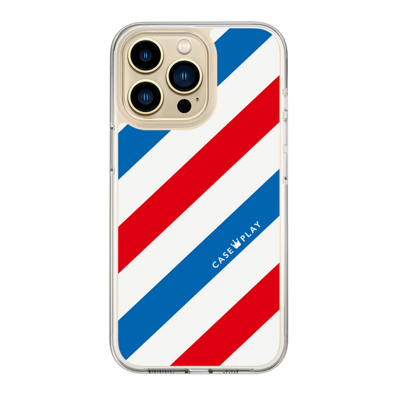 スリムプロテクションケース［ Big Stripe - Red × Blue ］