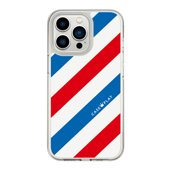 スリムプロテクションケース［ Big Stripe - Red × Blue ］