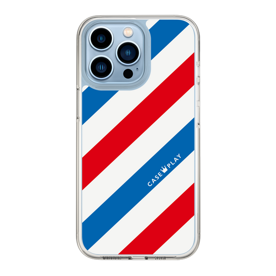 スリムプロテクションケース［ Big Stripe - Red × Blue ］