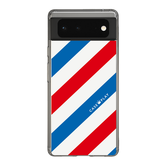 スリムプロテクションケース［ Big Stripe - Red × Blue ］