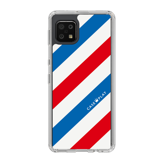 スリムプロテクションケース［ Big Stripe - Red × Blue ］