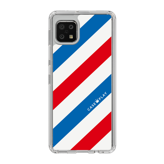 スリムプロテクションケース［ Big Stripe - Red × Blue ］