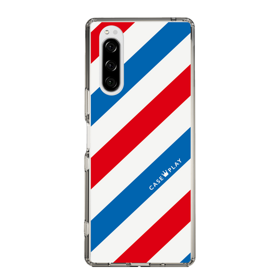 スリムプロテクションケース［ Big Stripe - Red × Blue ］