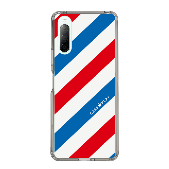 スリムプロテクションケース［ Big Stripe - Red × Blue ］