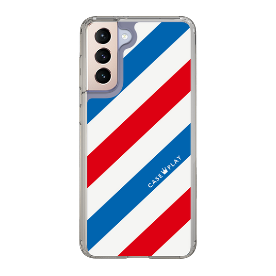 スリムプロテクションケース［ Big Stripe - Red × Blue ］