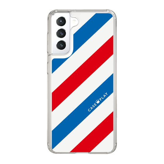 スリムプロテクションケース［ Big Stripe - Red × Blue ］