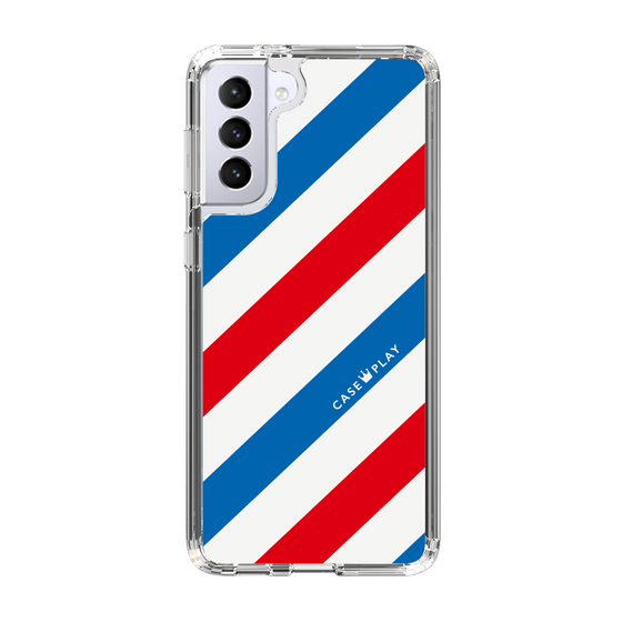 スリムプロテクションケース［ Big Stripe - Red × Blue ］
