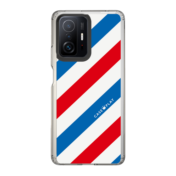 スリムプロテクションケース［ Big Stripe - Red × Blue ］