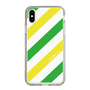 スリムプロテクションケース［ Big Stripe - Green × Yellow ］