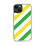 スリムプロテクションケース［ Big Stripe - Green × Yellow ］