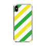 スリムプロテクションケース［ Big Stripe - Green × Yellow ］