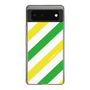スリムプロテクションケース［ Big Stripe - Green × Yellow ］