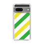 スリムプロテクションケース［ Big Stripe - Green × Yellow ］