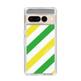 スリムプロテクションケース［ Big Stripe - Green × Yellow ］