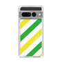 スリムプロテクションケース［ Big Stripe - Green × Yellow ］