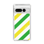 スリムプロテクションケース［ Big Stripe - Green × Yellow ］