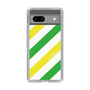 スリムプロテクションケース［ Big Stripe - Green × Yellow ］