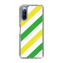 スリムプロテクションケース［ Big Stripe - Green × Yellow ］