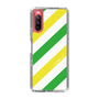 スリムプロテクションケース［ Big Stripe - Green × Yellow ］