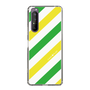 スリムプロテクションケース［ Big Stripe - Green × Yellow ］