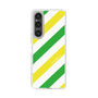 スリムプロテクションケース［ Big Stripe - Green × Yellow ］
