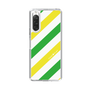 スリムプロテクションケース［ Big Stripe - Green × Yellow ］