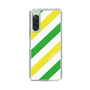 スリムプロテクションケース［ Big Stripe - Green × Yellow ］