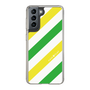 スリムプロテクションケース［ Big Stripe - Green × Yellow ］