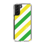 スリムプロテクションケース［ Big Stripe - Green × Yellow ］